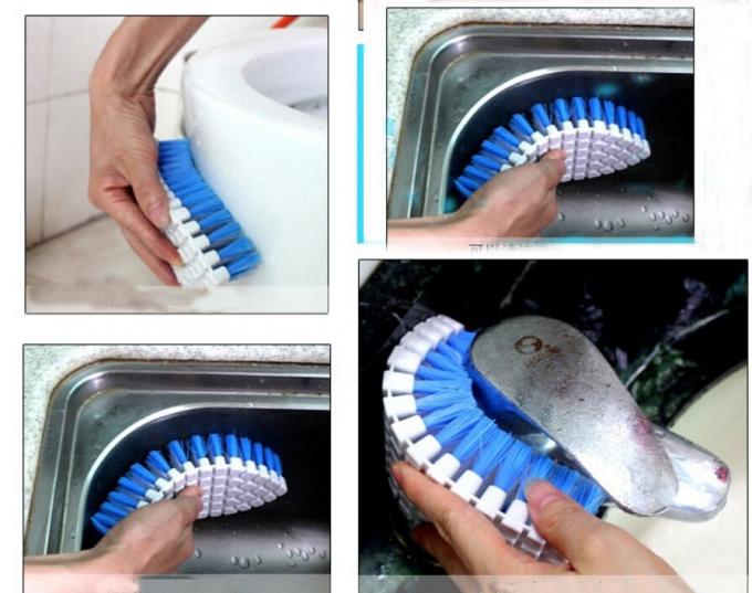 Escobilla flexible del retrete de la cocina del cuarto de baño de la casa