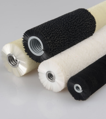 Industrial Round Nylon Spiral Brush for Capsule Grinding or Polishing Rotating Purpose Roller Brushes Roll