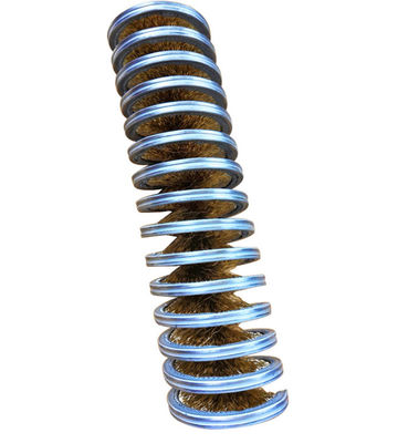 Dust Removal Polishing Spring Brush Abrasive Bristle Galvanized Base