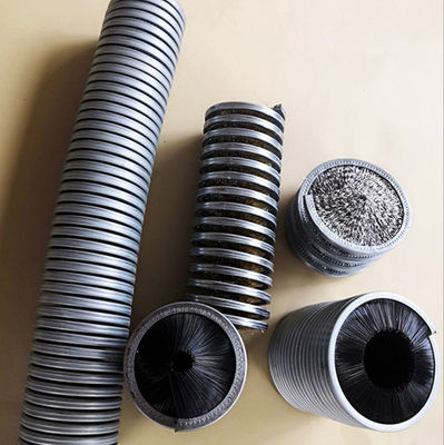 Dust Removal Polishing Spring Brush Abrasive Bristle Galvanized Base