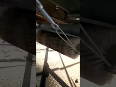 Brush de cilindro de nylon para procesamiento de alimentos, barrido de carreteras, limpieza de transportadores